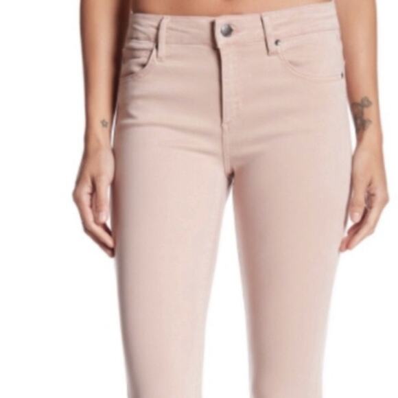 Joe’s Jeans Blush Pink Mid Rise Skinny Fit Jeans 26 - Picture 1 of 7
